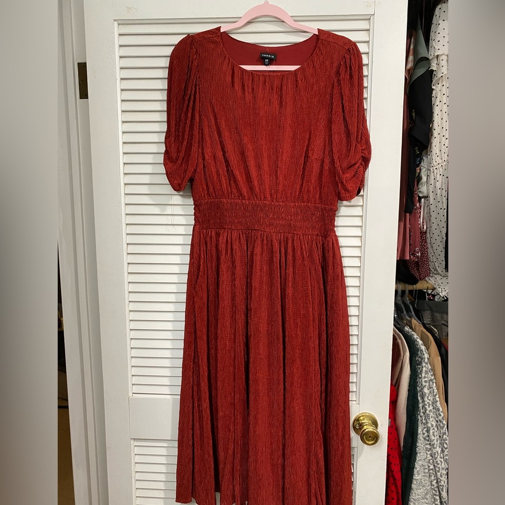 Torrid Midi Dress Red
